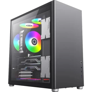 Carcasă PC Gamemax Spark Pro BK, Desktop, Fără PSU, Negru