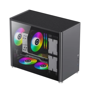 Компьютерный корпус Gamemax SPARK, Mini-Tower, Без блока питания, Чёрный