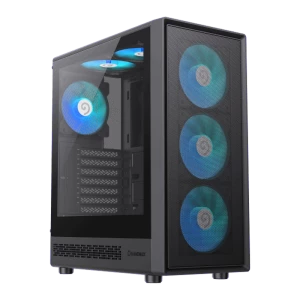 Компьютерный корпус Gamemax Storm 2 AB, Midi-Tower, Без блока питания, Чёрный