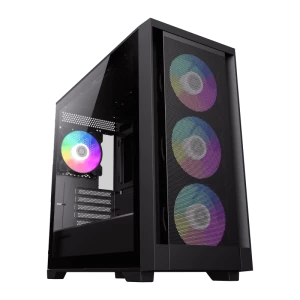 Компьютерный корпус Gamemax Defender MB, Mini-Tower, Без блока питания, Чёрный