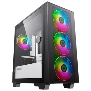 Carcasă PC Gamemax Aero Mini, Mini-Tower, Fără PSU, Negru