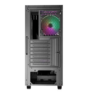 Carcasă PC Gamemax Revolt, Midi-Tower, Fără PSU, Negru