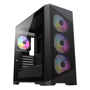 Carcasă PC Gamemax Destroyer MB, Micro-ATX, Fără PSU, Negru